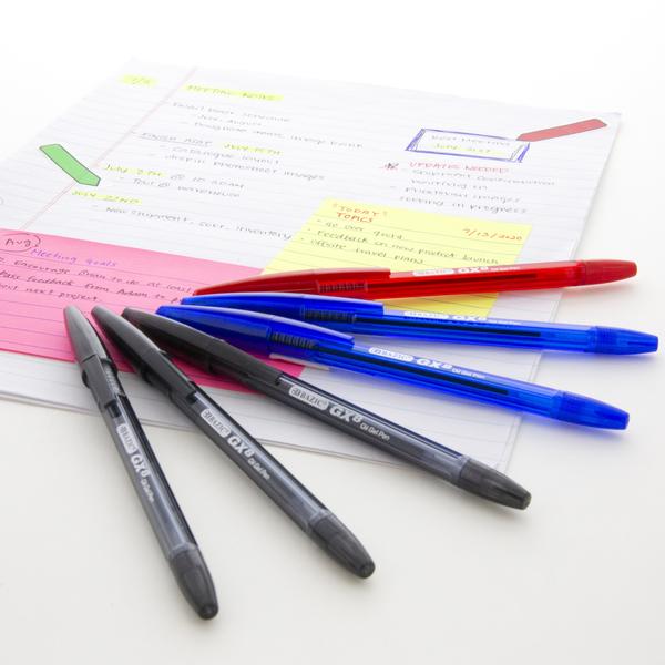 GX-8 Black Oil-Gel Ink Pen (12/Pack)